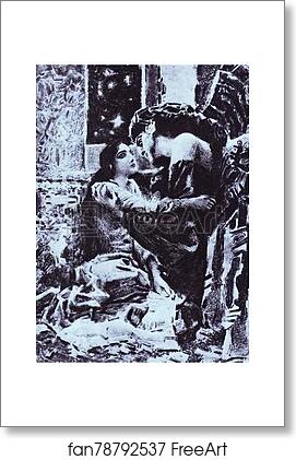 Free art print of Tamara and Demon. Illustration for The Demon by Mikhail Lermontov by Mikhail Vrubel Free art print of Tamara and Demon. Illustration for The Demon by Mikhail Lermontov by Mikhail Vrubel