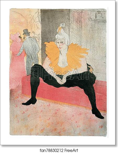 Free art print of La Clownesse assise by Henri De Toulouse-Lautrec Free art print of La Clownesse assise by Henri De Toulouse-Lautrec