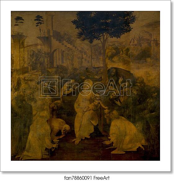 Free art print of The Adoration of the Magi by Leonardo Da Vinci Free art print of The Adoration of the Magi by Leonardo Da Vinci
