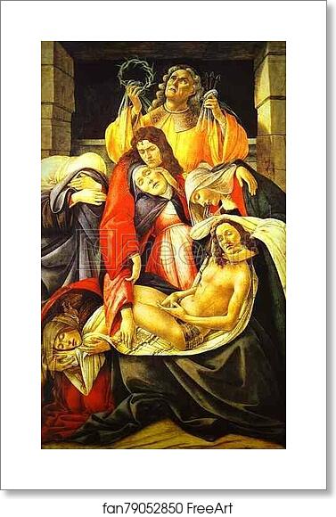 Free art print of Lamentation over the Dead Christ by Alessandro Botticelli Free art print of Lamentation over the Dead Christ by Alessandro Botticelli