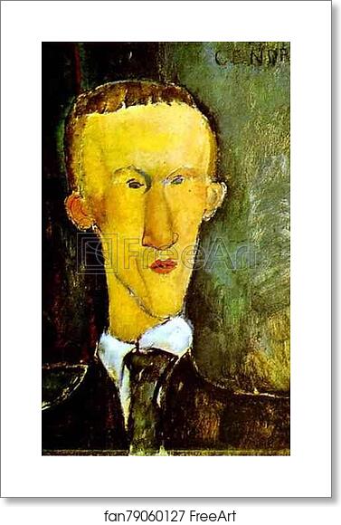 Free art print of Portrait of Blaise Cendrars by Amedeo Modigliani
