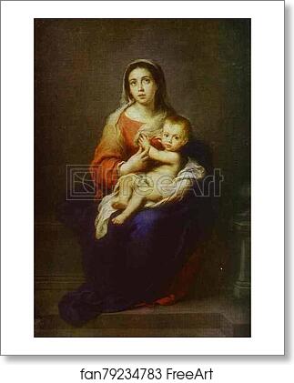 Free art print of Virgin and Child by Bartolomé Esteban Murillo