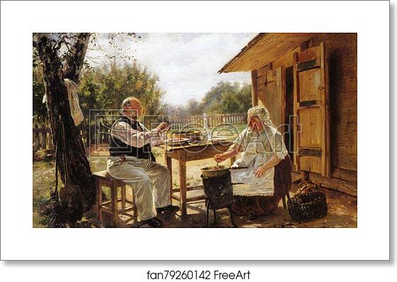 Free art print of Jam-Making by Vladimir Makovsky Free art print of Jam-Making by Vladimir Makovsky