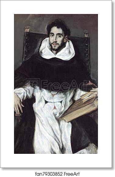 Free art print of Portrait of Fray Felix Hortensio Paravicino by El Greco