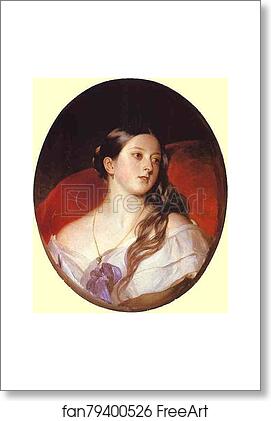 Free art print of Queen Victoria by Franz Xavier Winterhalter