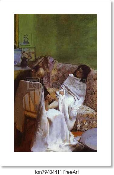 Free art print of The Pedicurist by Edgar Degas Free art print of The Pedicurist by Edgar Degas
