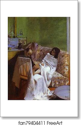 Free art print of The Pedicurist by Edgar Degas Free art print of The Pedicurist by Edgar Degas