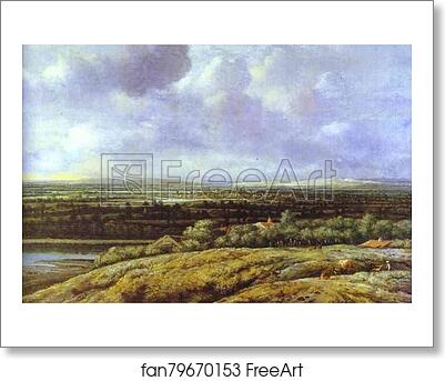 Free art print of View of Gelderland by Philips Köninck