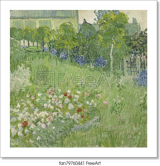 Free art print of Daubigny's garden by Vincent Van Gogh