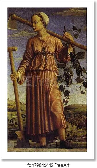 Free art print of The Muse Polyhymnia by Francesco Del Cossa