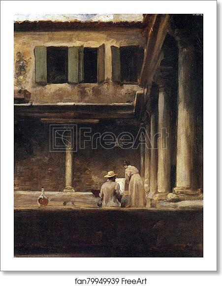 Free art print of Artist Sketching in the Cloister of San Gregorio, Venice by Frederick Leighton Free art print of Artist Sketching in the Cloister of San Gregorio, Venice by Frederick Leighton