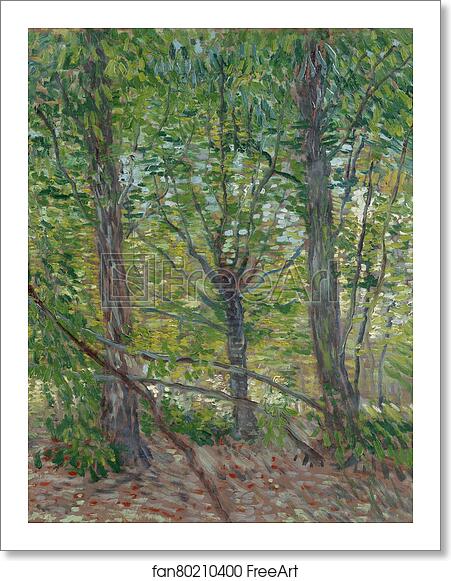 Free art print of Trees by Vincent Van Gogh