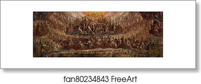 Free art print of Modello for Paradiso by Paolo Veronese