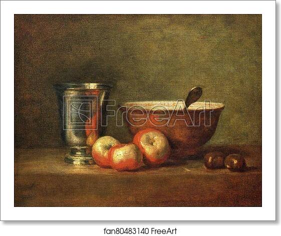 Free art print of The Silver Goblet by Jean-Baptiste-Simeon Chardin Free art print of The Silver Goblet by Jean-Baptiste-Simeon Chardin