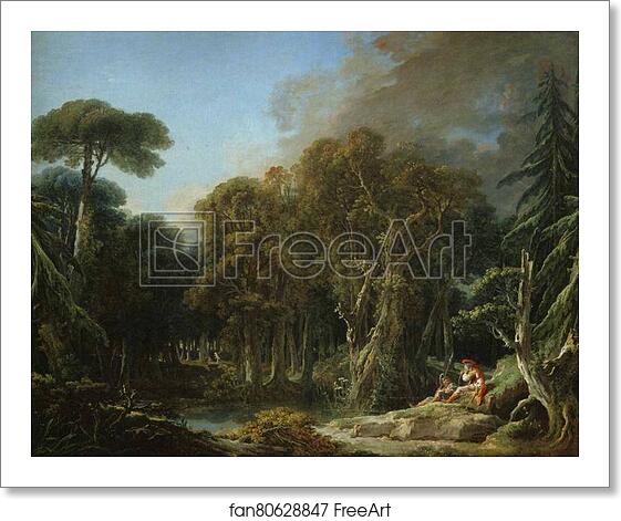 Free art print of The Forest by François Boucher Free art print of The Forest by François Boucher
