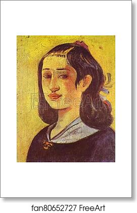Free art print of Portrait of Mother by Paul Gauguin