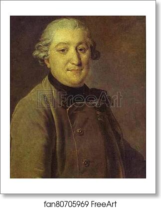 Free art print of Portrait of Count I. G. Orlov by Fedor Rokotov