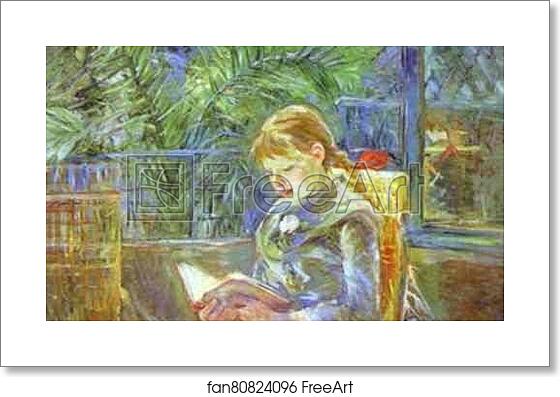 Free art print of La Lecture (Reading) by Berthe Morisot Free art print of La Lecture (Reading) by Berthe Morisot