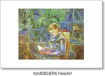 Free art print of La Lecture (Reading) by Berthe Morisot
