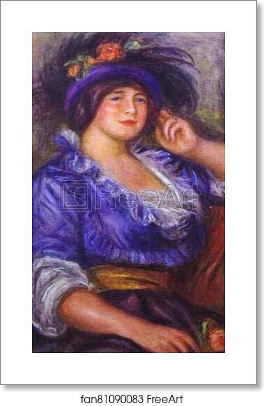 Free art print of Young Girl with a Rose (Mme. Colonna Romano) by Pierre-Auguste Renoir Free art print of Young Girl with a Rose (Mme. Colonna Romano) by Pierre-Auguste Renoir