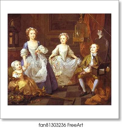 Free art print of The Graham Children by William Hogarth Free art print of The Graham Children by William Hogarth