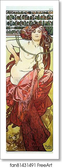 Free art print of Documents Decoratifs by Alphonse Mucha