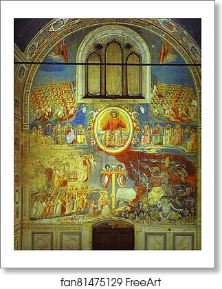 Free art print of The Last Judgment by Giotto