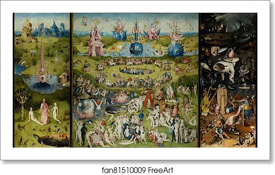 Free art print of The Garden of Earthly Delights by Hieronymus Bosch Free art print of The Garden of Earthly Delights by Hieronymus Bosch