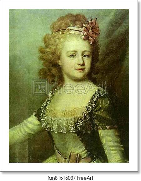 Free art print of Portrait of Grand Duchess Alexandra Pavlovna as a Child by Dmitry Levitzky Free art print of Portrait of Grand Duchess Alexandra Pavlovna as a Child by Dmitry Levitzky