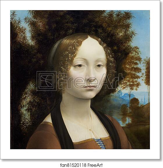 Free art print of Ginevra de' Benci by Leonardo Da Vinci Free art print of Ginevra de' Benci by Leonardo Da Vinci