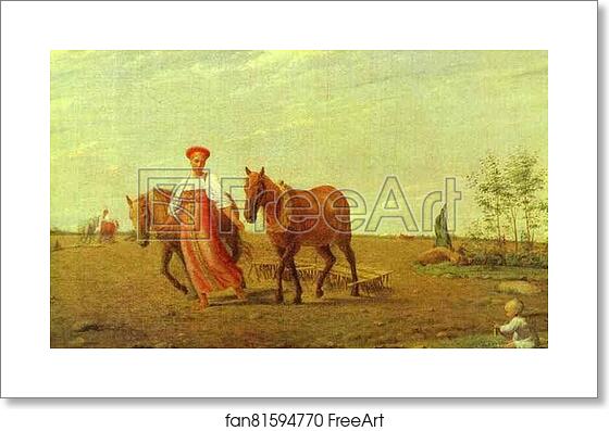 Free art print of In the Fields. Spring by Alexey Venetsianov Free art print of In the Fields. Spring by Alexey Venetsianov