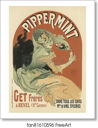 Free art print of Pippermint by Jules Chéret Free art print of Pippermint by Jules Chéret