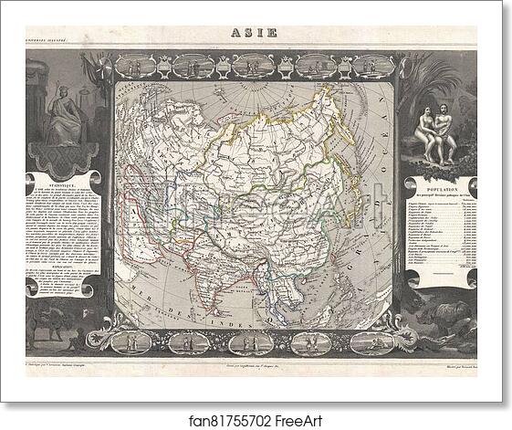 Free art print of Asie. by Victor Jules Levasseur Free art print of Asie. by Victor Jules Levasseur
