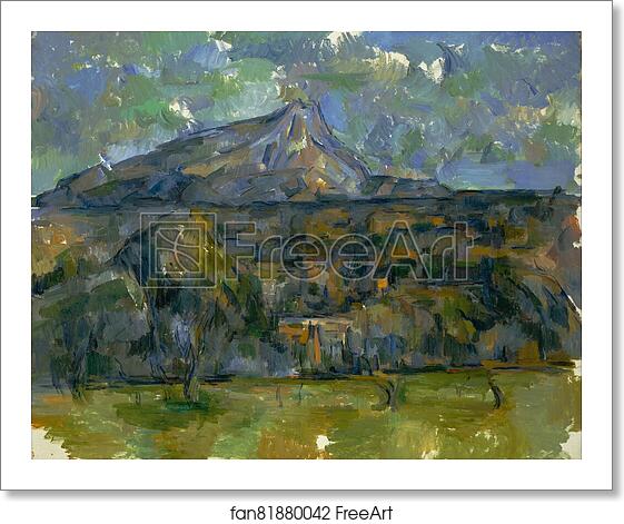 Free art print of Mont Sainte-Victoire by Paul Cézanne Free art print of Mont Sainte-Victoire by Paul Cézanne