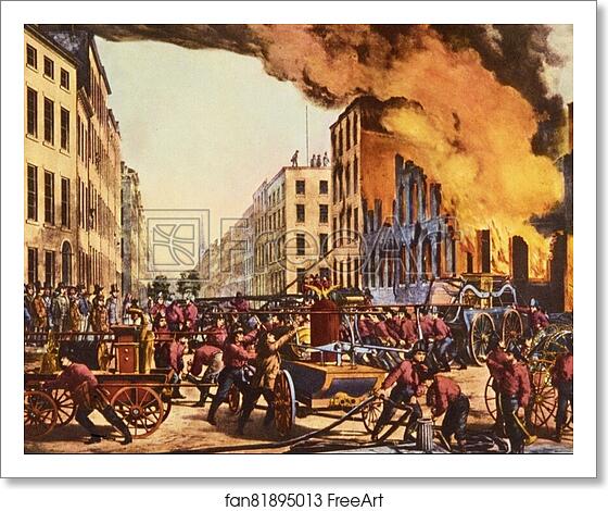 Free art print of The Life of a Fireman by Currier & Ives Free art print of The Life of a Fireman by Currier & Ives