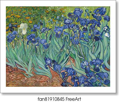 Free art print of Irises by Vincent Van Gogh Free art print of Irises by Vincent Van Gogh