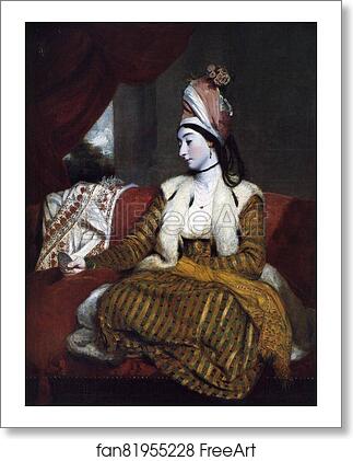 Free art print of Mrs Baldwin by Sir Joshua Reynolds
