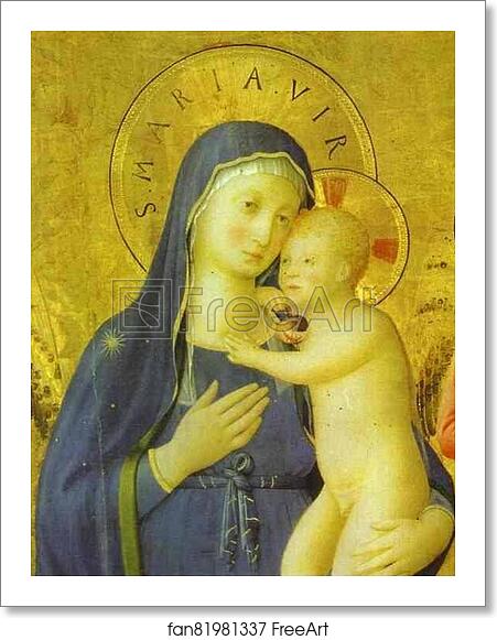 Free art print of Bosco ai Frati Altarpiece. Detail by Fra Angelico Free art print of Bosco ai Frati Altarpiece. Detail by Fra Angelico