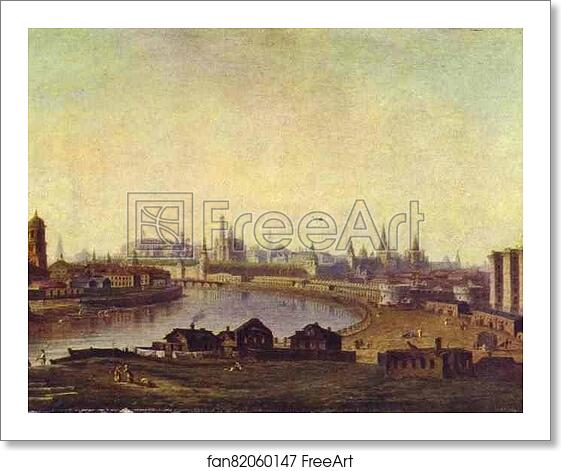 Free art print of View of Moscow by Maxim Vorobiev