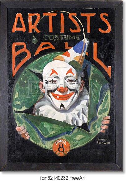 Free art print of Artists Costume Ball by Norman Rockwell