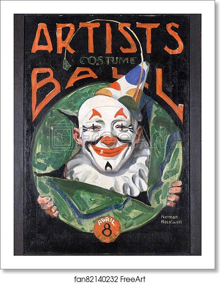 Free art print of Artists Costume Ball by Norman Rockwell Free art print of Artists Costume Ball by Norman Rockwell