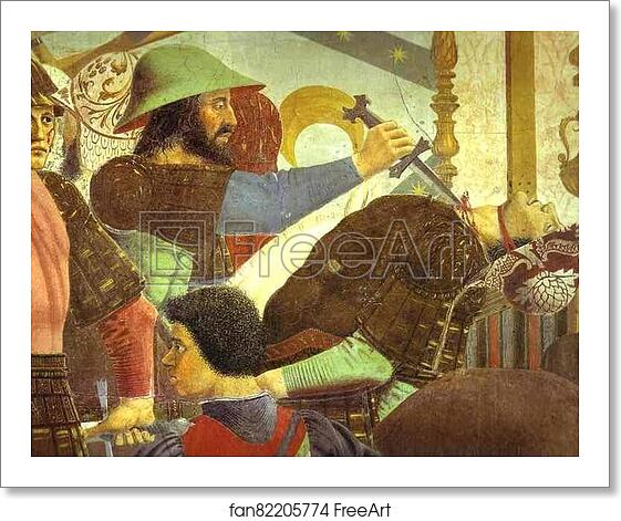 Free art print of Legend of the True Cross: Battle Between Heraclius and Chosroes. Detail by Piero Della Francesca Free art print of Legend of the True Cross: Battle Between Heraclius and Chosroes. Detail by Piero Della Francesca