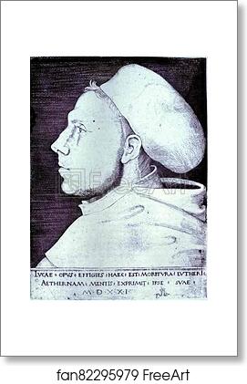 Free art print of Portrait of Martin Luther Wearing the Cap of Doctor of Theology by Lucas Cranach The Elder Free art print of Portrait of Martin Luther Wearing the Cap of Doctor of Theology by Lucas Cranach The Elder