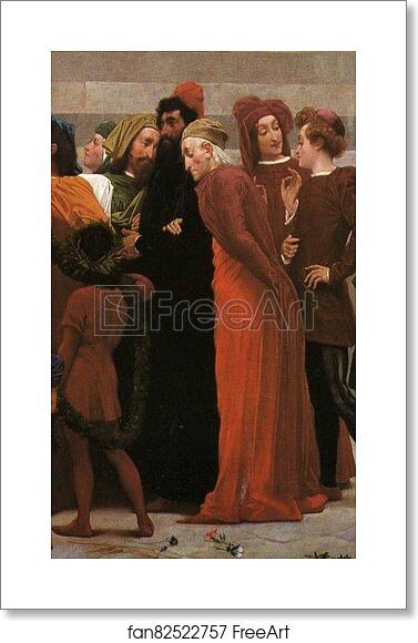 Free art print of Cimabue's Celebrated Madonna is Carried in Procession through the Streets of Florence; in front of the Madonna, and Crowned with Laurels, walks CImabue Himself, with his Pupil Giotto; behind It Arnolfo Di Lapo, Gaddo Gaddi, Andrea Tafi, Niccola Pisano, Bu by Frederick Leighton Free art print of Cimabue's Celebrated Madonna is Carried in Procession through the Streets of Florence; in front of the Madonna, and Crowned with Laurels, walks CImabue Himself, with his Pupil Giotto; behind It Arnolfo Di Lapo, Gaddo Gaddi, Andrea Tafi, Niccola Pisano, Bu by Frederick Leighton