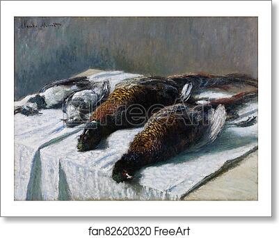 Free art print of Still Life with Pheasants and Plovers by Claude Monet Free art print of Still Life with Pheasants and Plovers by Claude Monet