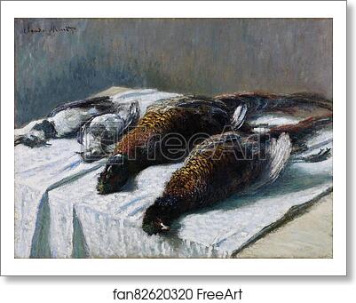 Free art print of Still Life with Pheasants and Plovers by Claude Monet Free art print of Still Life with Pheasants and Plovers by Claude Monet