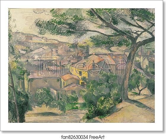 Free art print of Morning View of L'Estaque Against the Sunlight by Paul Cézanne Free art print of Morning View of L'Estaque Against the Sunlight by Paul Cézanne