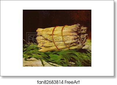 Free art print of Bundle of Asparagus by Edouard Manet
