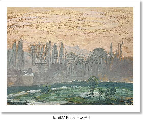Free art print of Winter Landscape with Evening Sky by Claude Monet Free art print of Winter Landscape with Evening Sky by Claude Monet