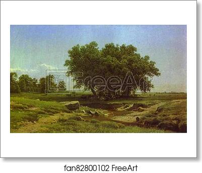 Free art print of Oak-Trees by Ivan Shishkin